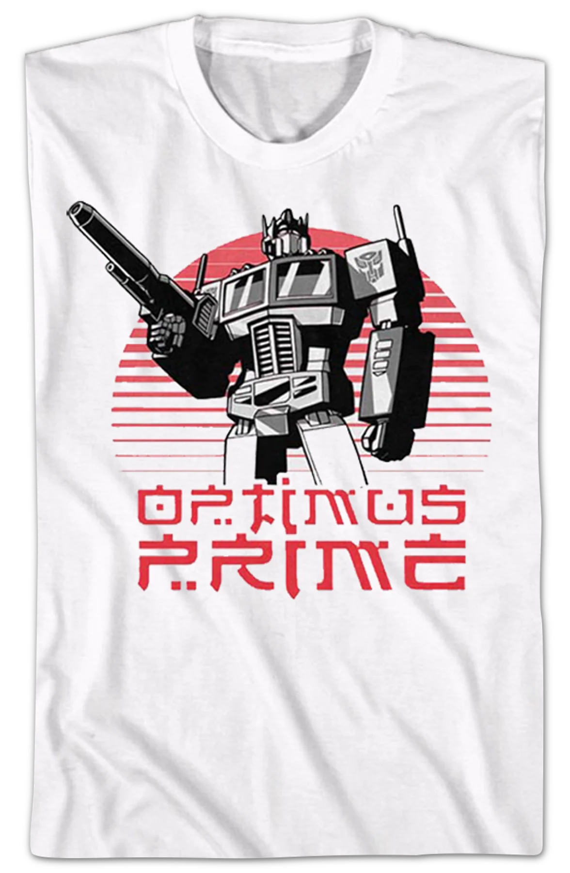 Optimus Prime Sunset Transformers T-Shirt - Image 2