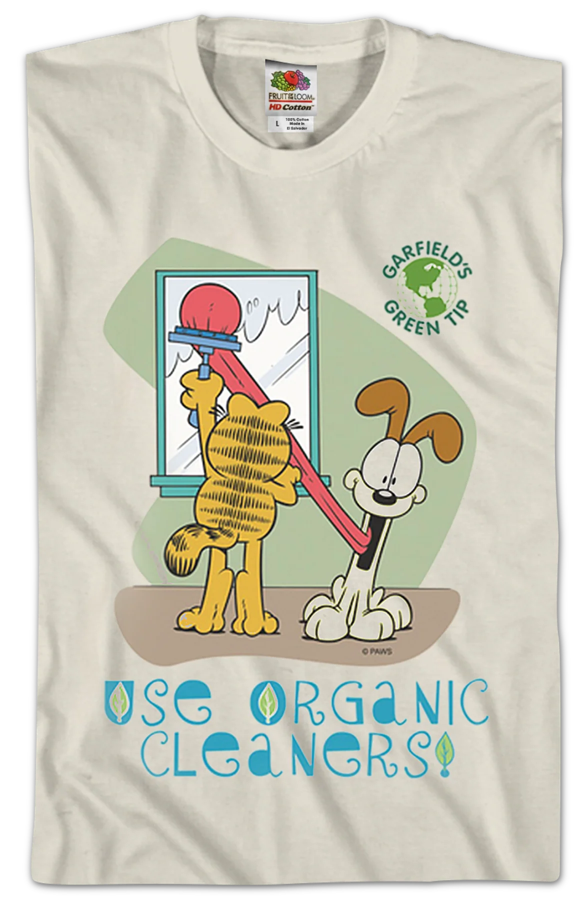 Organic Cleaners Garfield T-Shirt - Image 2