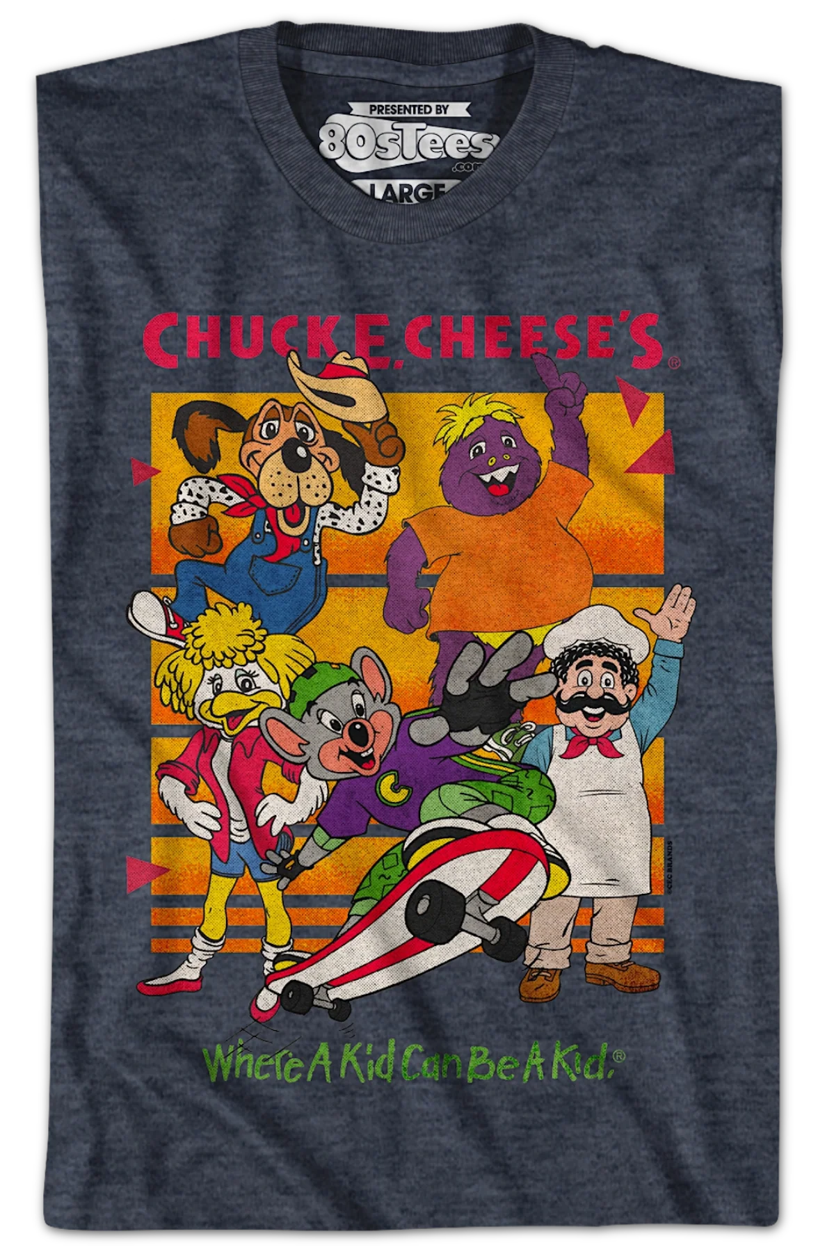 Original Crew Chuck E. Cheese T-Shirt - Image 2