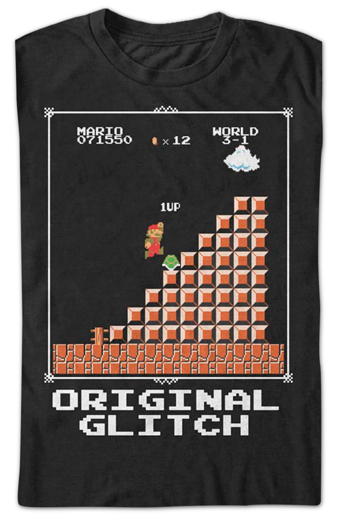 Original Glitch Super Mario Bros. T-Shirt - Image 2
