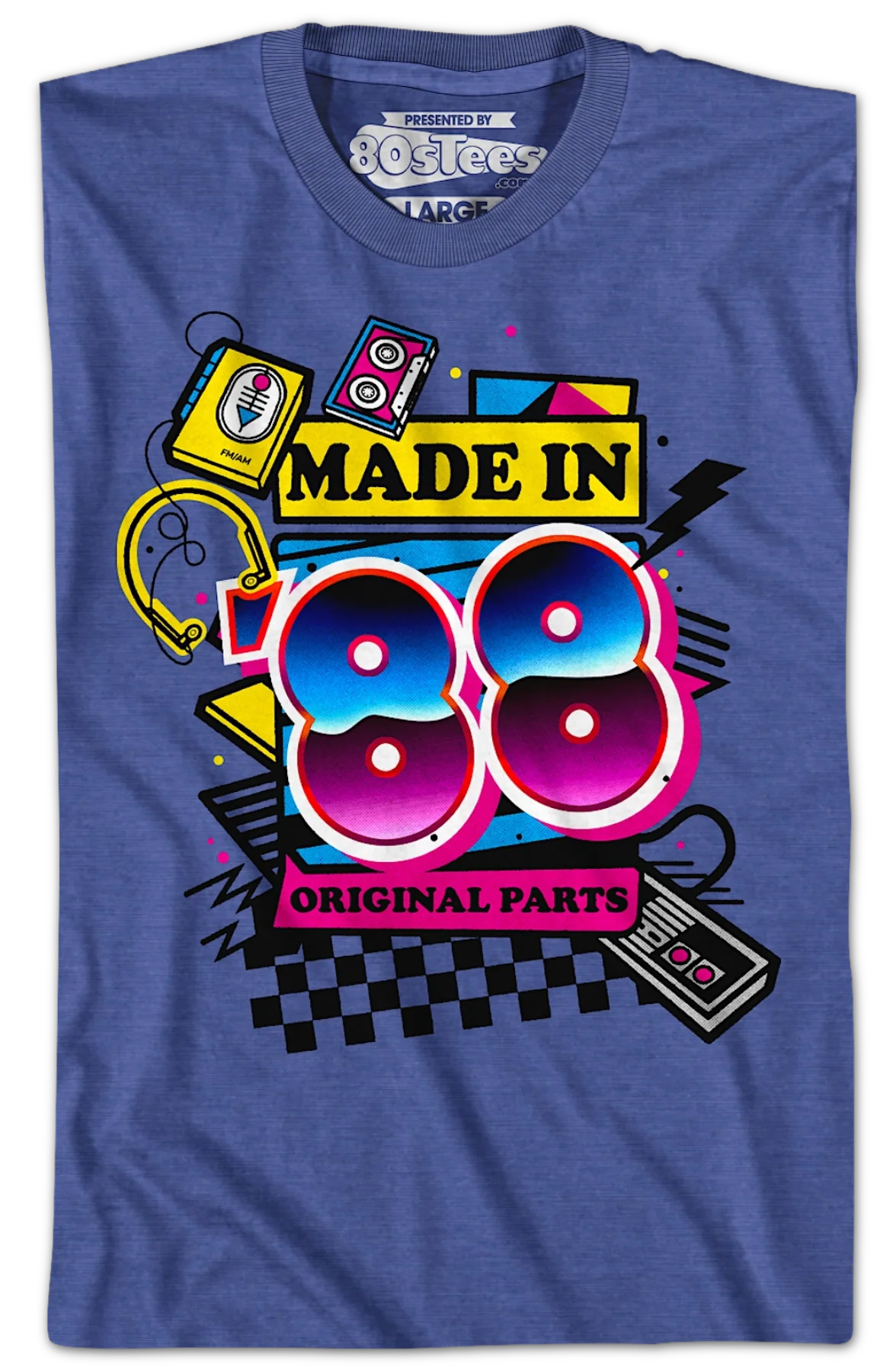 Original Parts Made In '88 T-Shirt - Image 2