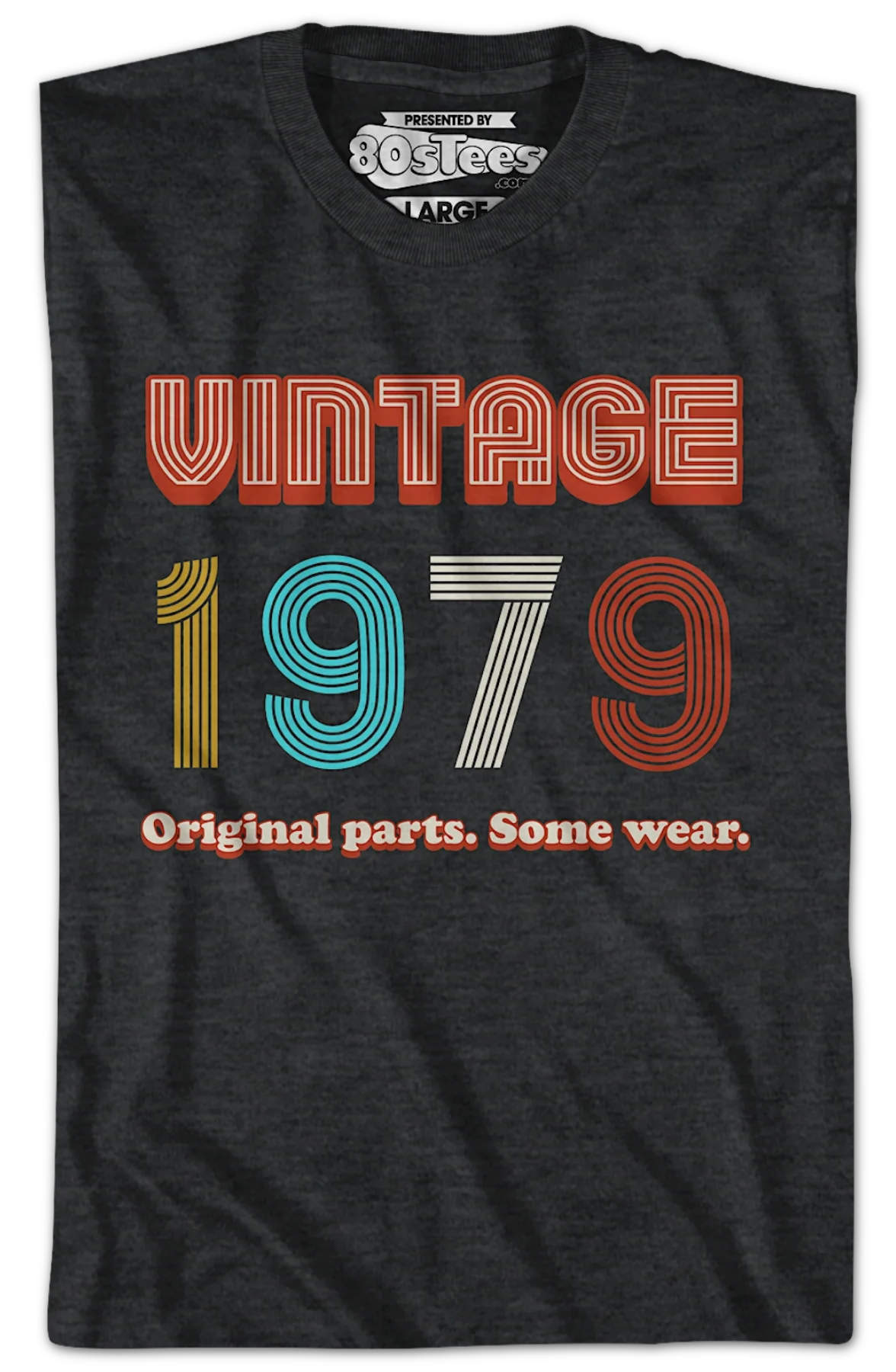 Original Parts Some Wear Vintage 1979 T-Shirt - Image 2