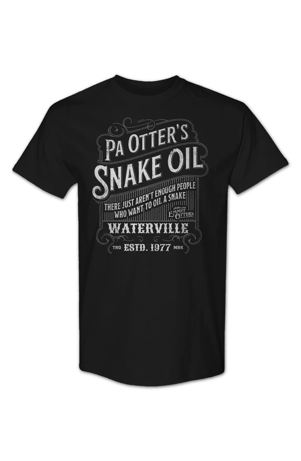 Pa Otter's Snake Oil Emmet Otter T-Shirt - Image 2