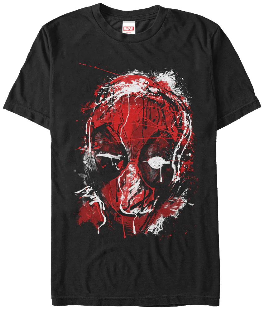 Paint Splatter Deadpool T-Shirt