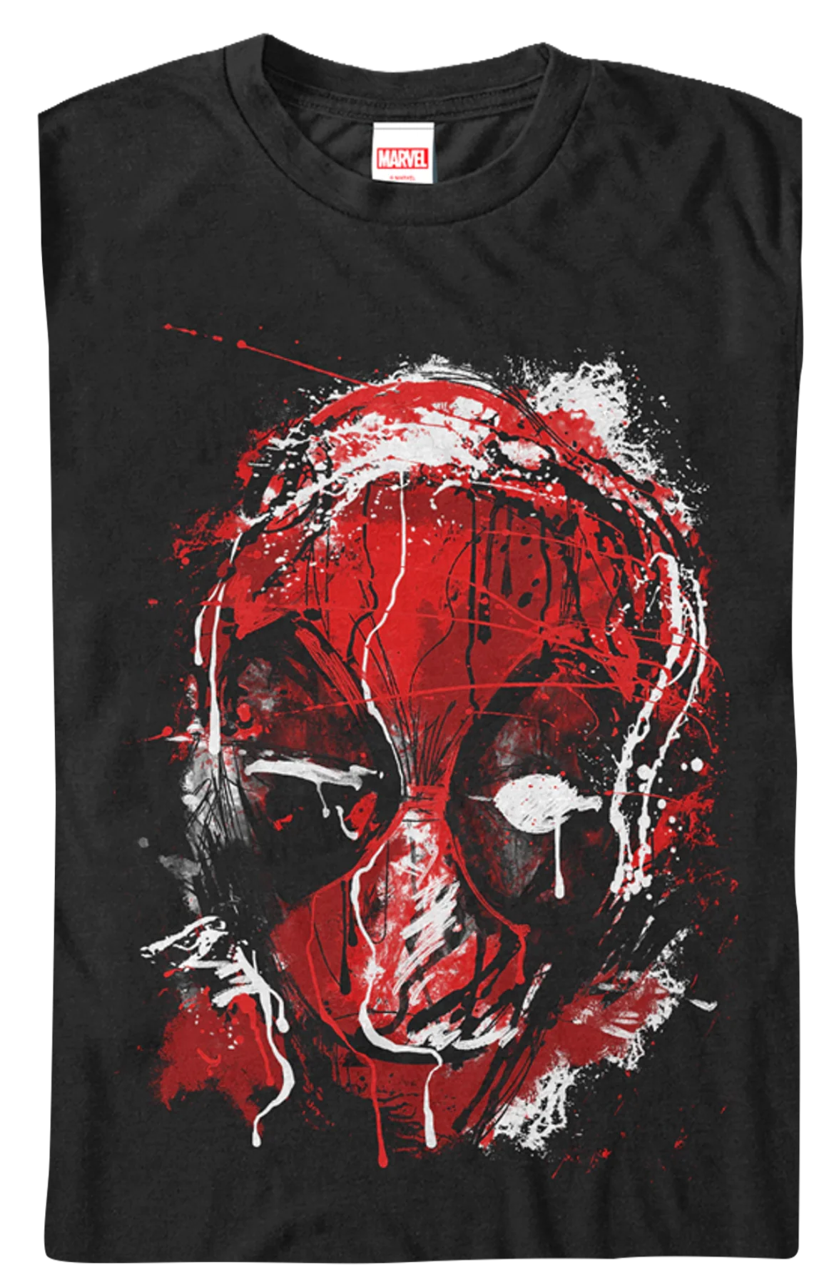 Paint Splatter Deadpool T-Shirt - Image 2