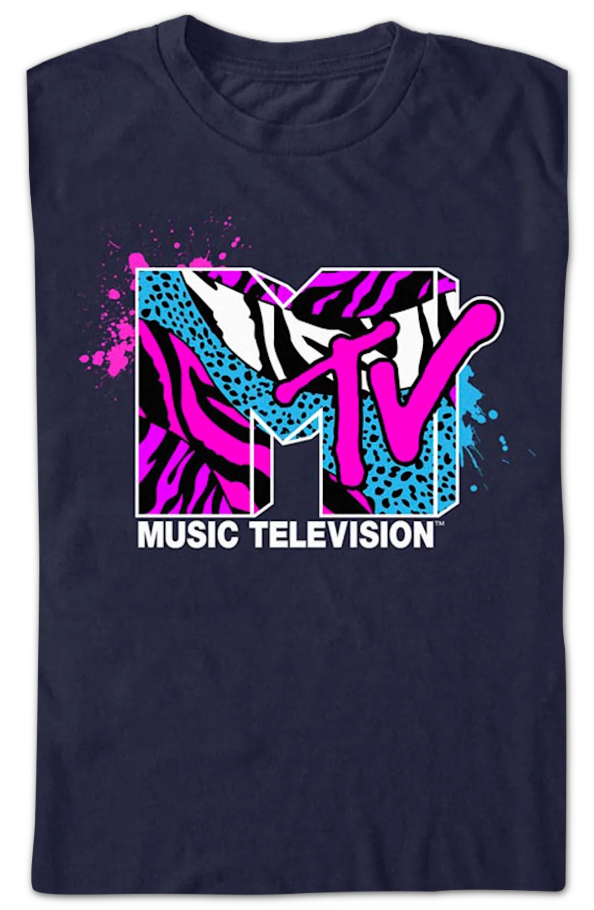 Paint Splatter Logo MTV Shirt - Image 2
