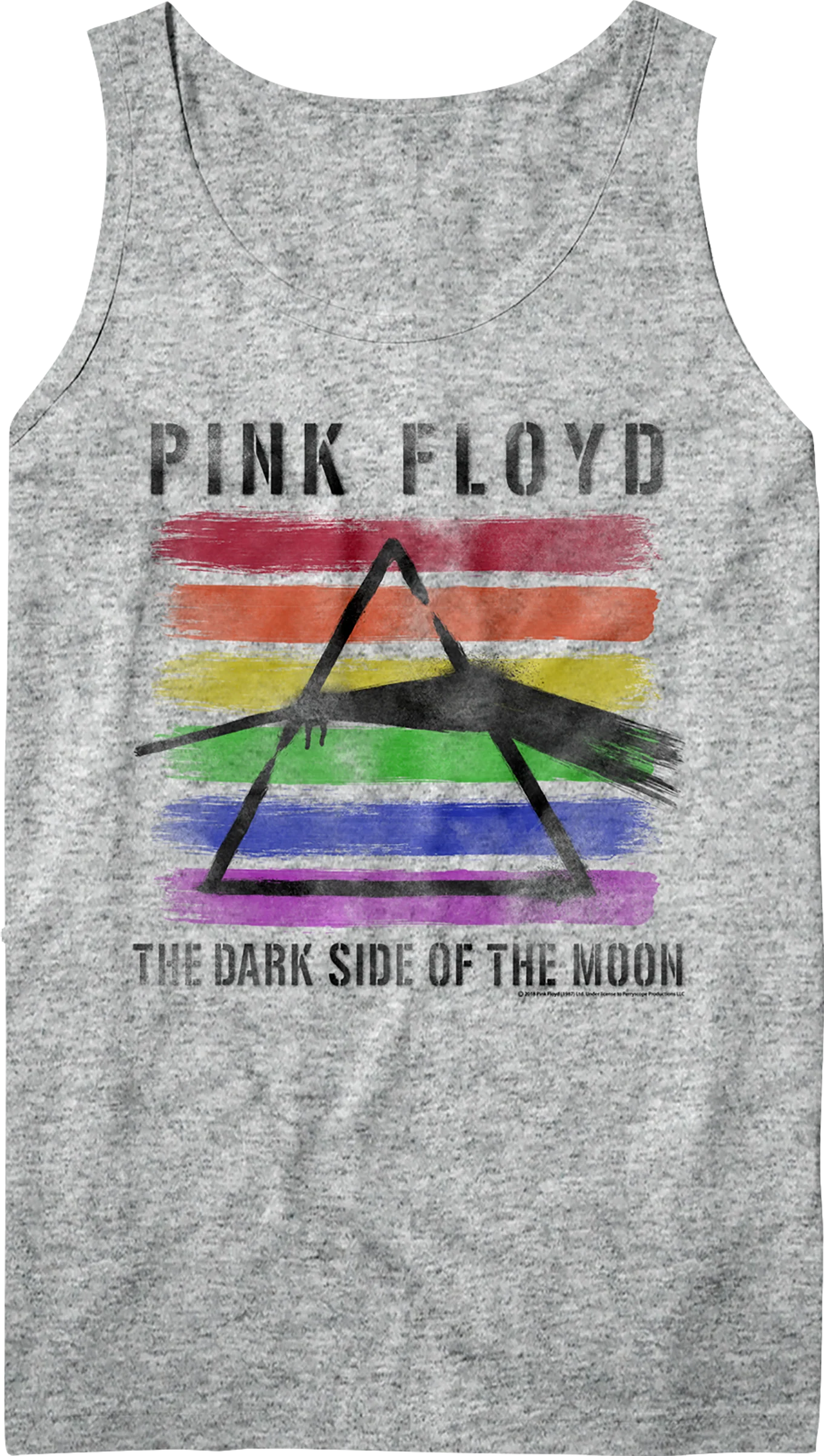Painted Dark Side of the Moon Pink Floyd Tank Top - Image 3