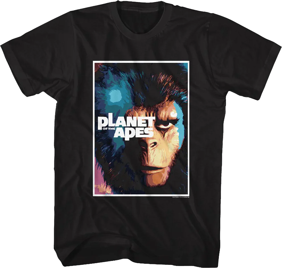 Painted Poster Planet Of The Apes T-Shirt