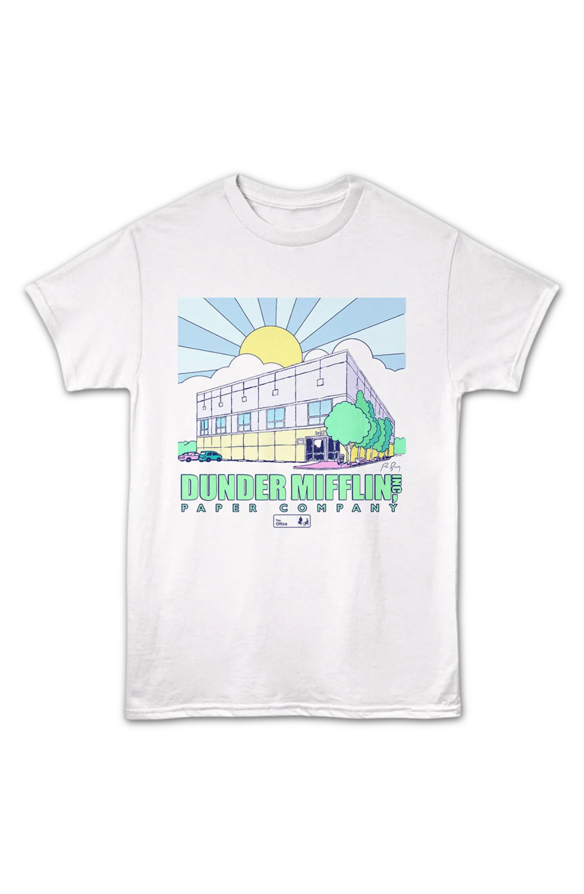Pam's Watercolor Painting The Office T-Shirt - Image 2