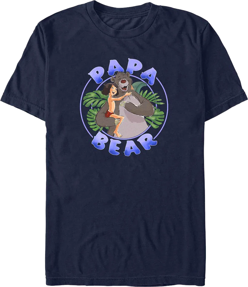 Papa Bear Jungle Book Disney T-Shirt