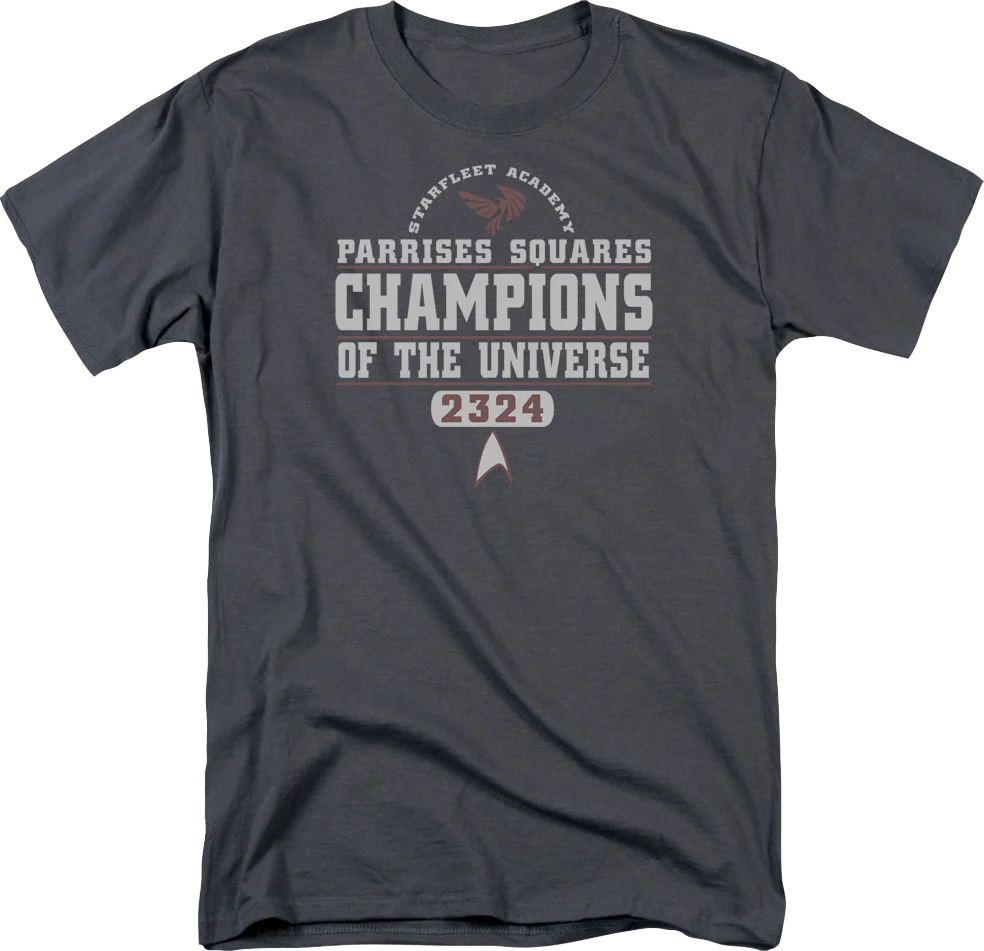 Parrises Squares Champions Star Trek T-Shirt