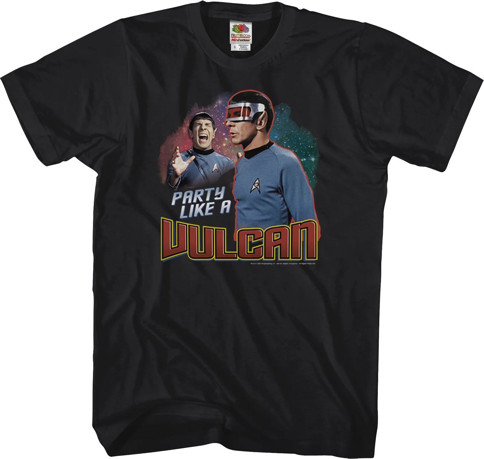 Party Like A Vulcan Star Trek T-Shirt