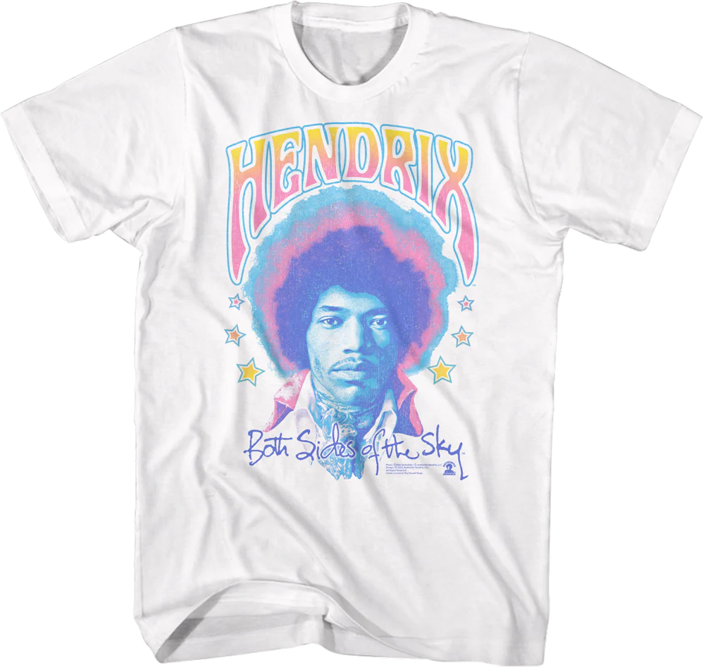 Pastel Both Sides of the Sky Jimi Hendrix T-Shirt