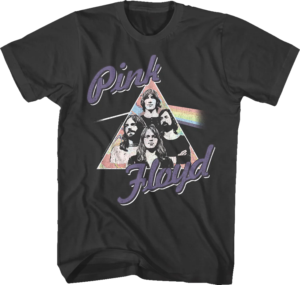 Pastel Prism Pink Floyd T-Shirt