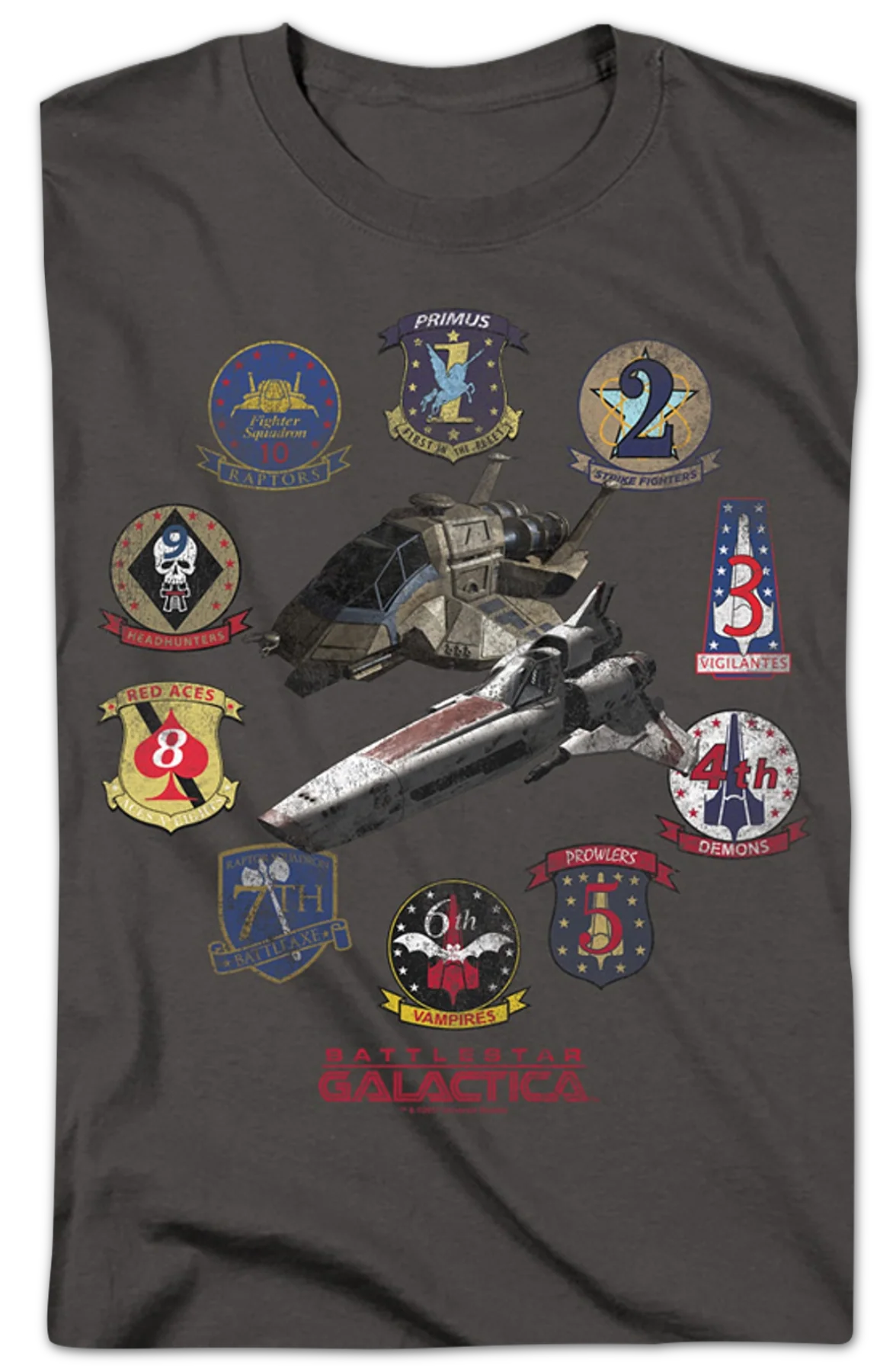 Patches Battlestar Galactica T-Shirt - Image 2