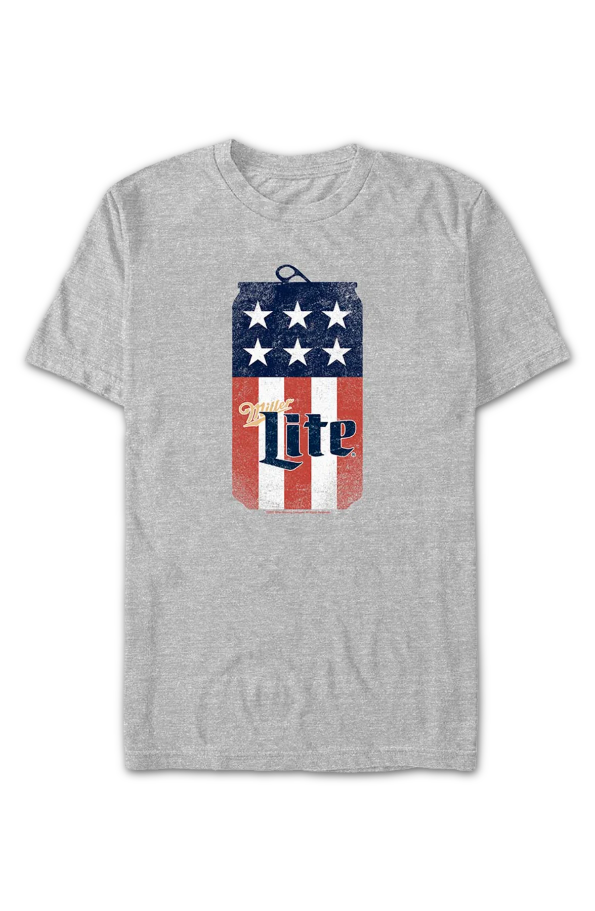 Patriotic Beer Can Miller Lite T-Shirt - Image 2