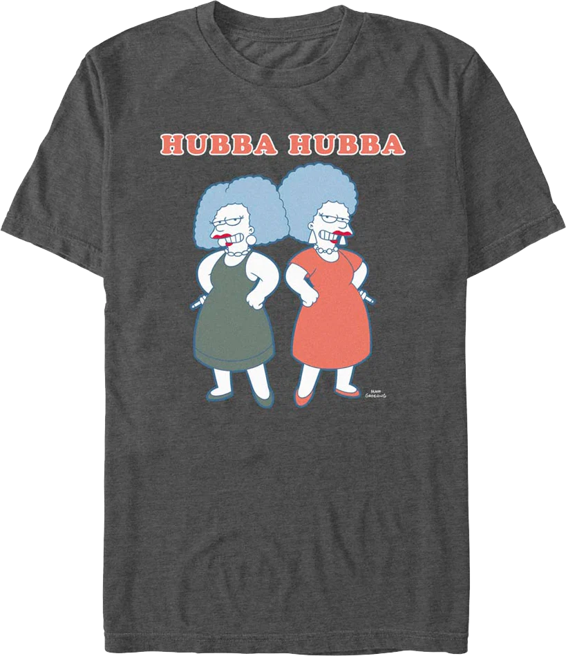 Patty And Selma Hubba Hubba Simpsons T-Shirt