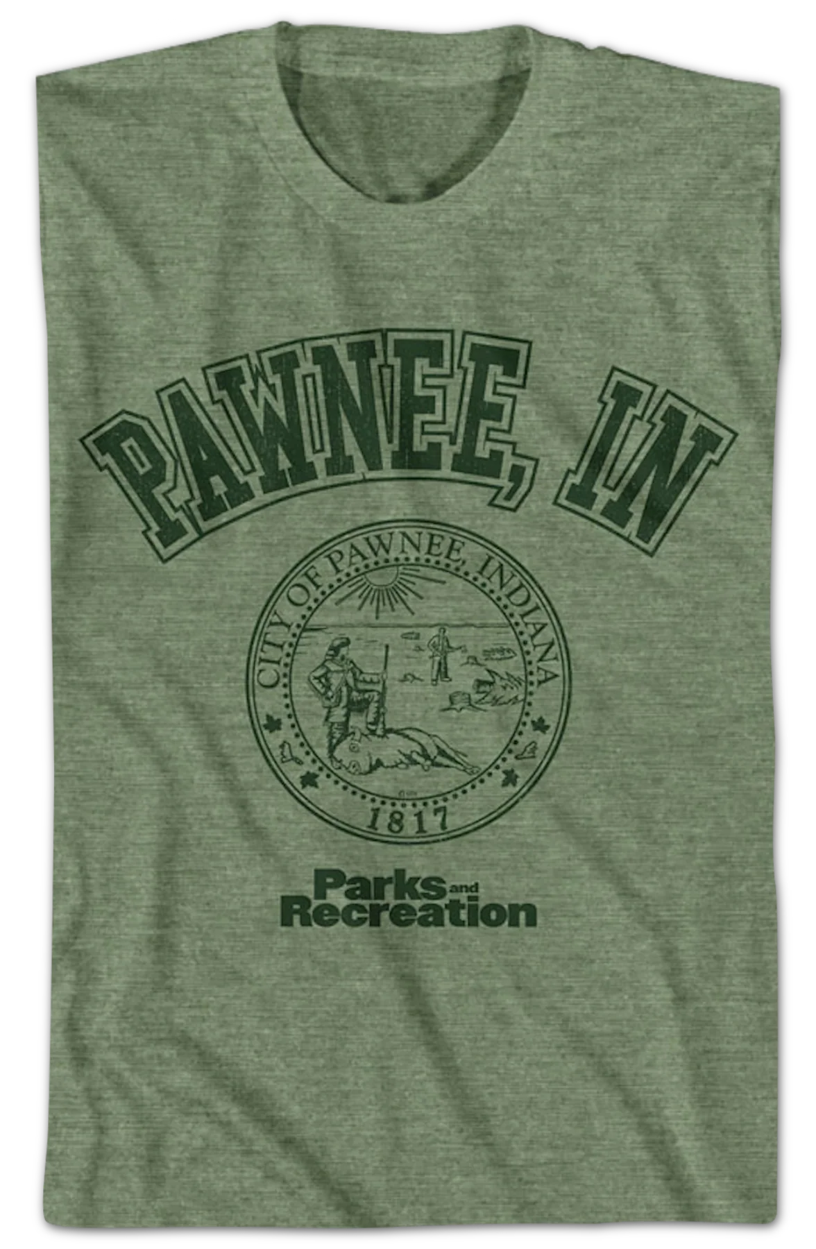 Pawnee Seal Parks and Recreation T-Shirt - Image 2