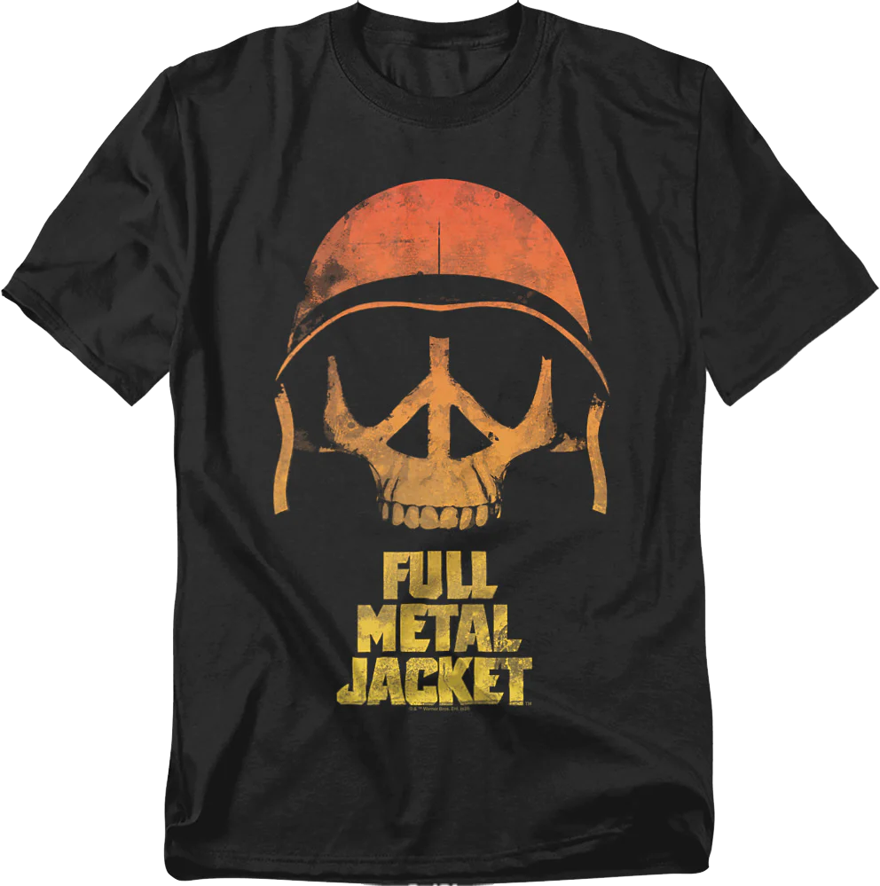 Peace Skull Helmet Full Metal Jacket T-Shirt