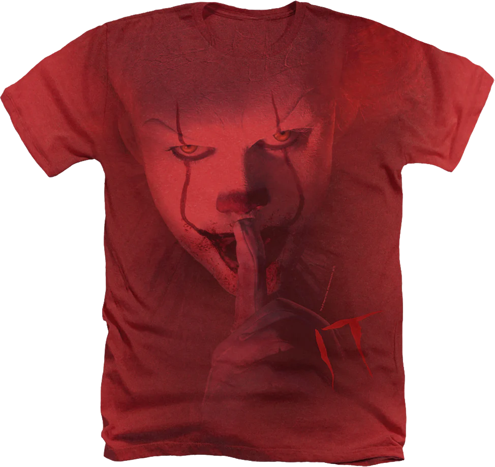 Pennywise Big Print IT Shirt