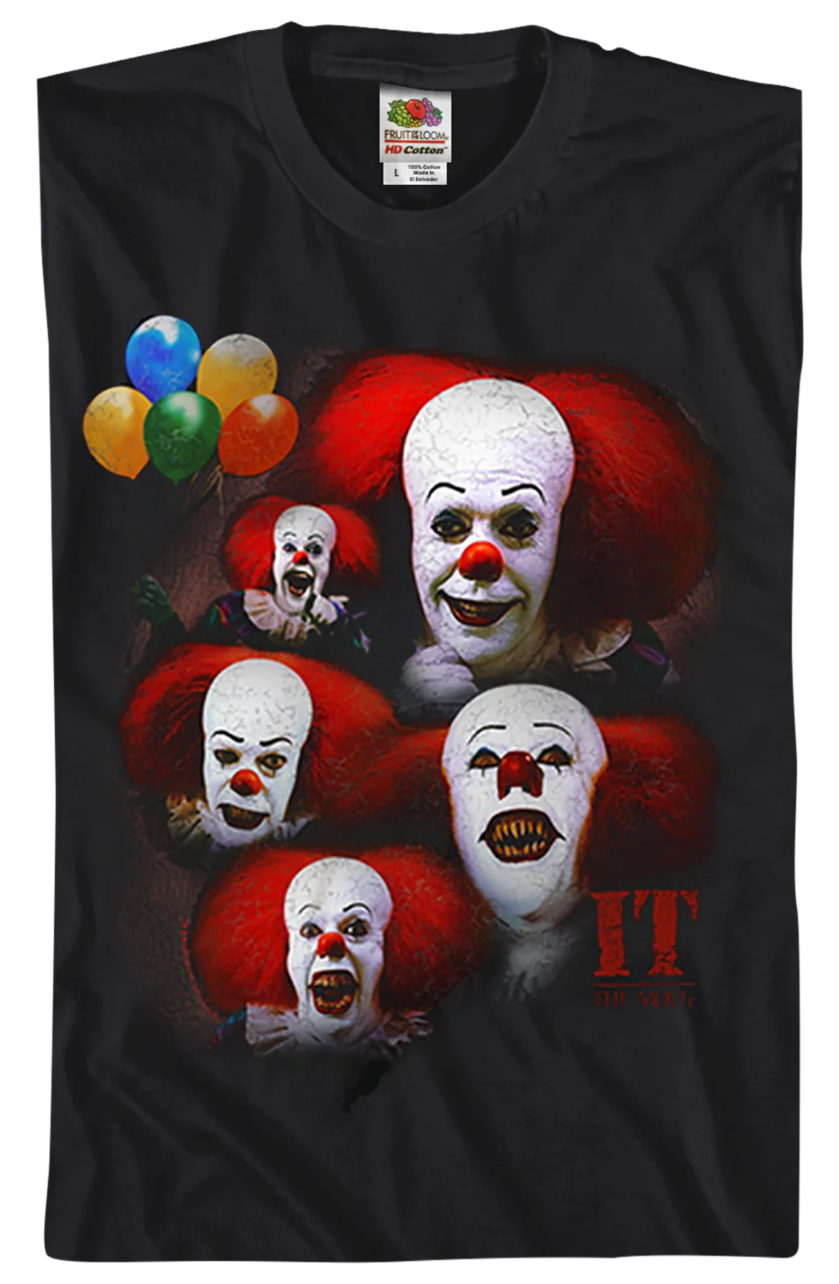 Pennywise Clown Collage IT Shirt - Image 2