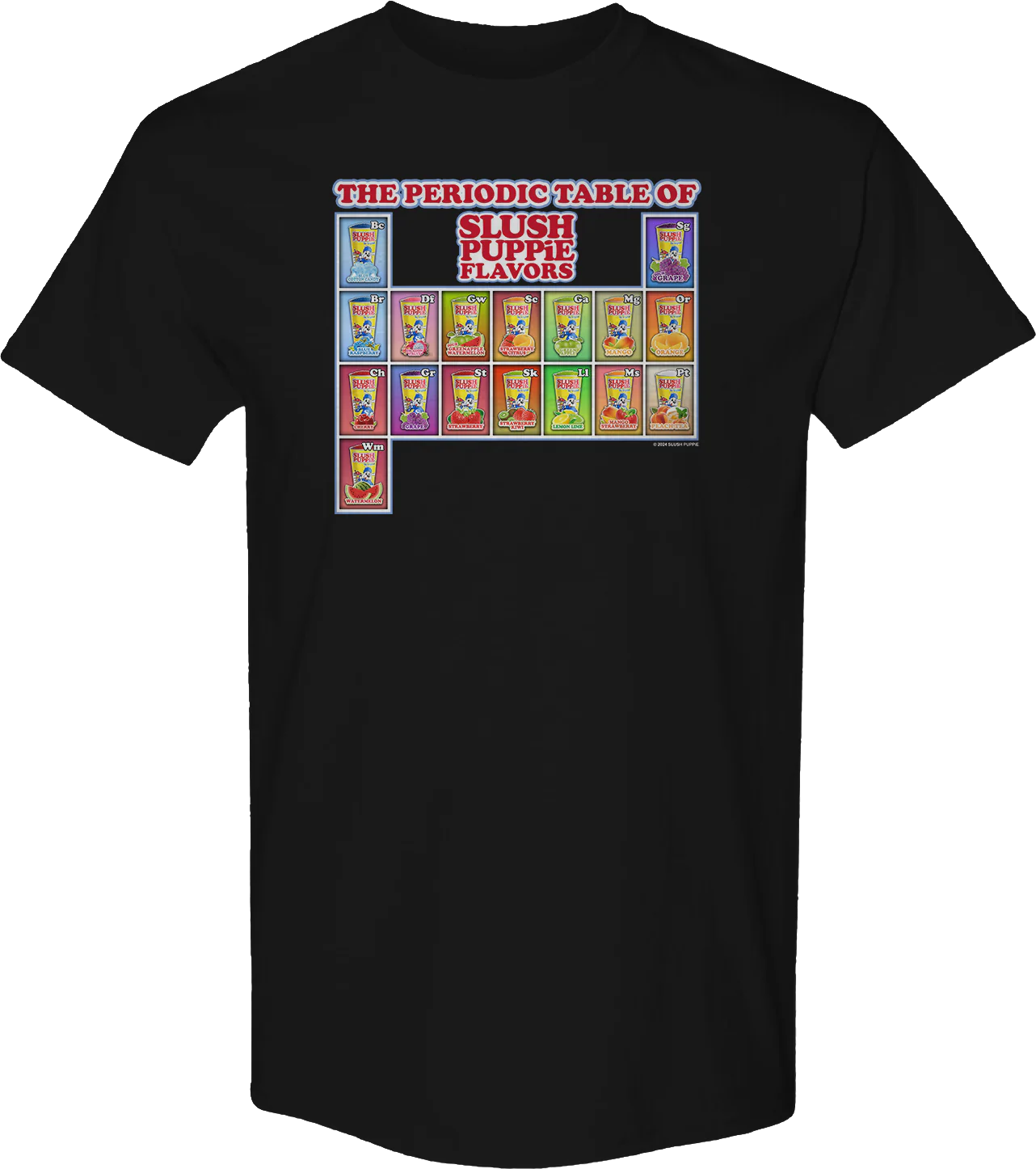 Periodic Table Slush Puppie T-Shirt
