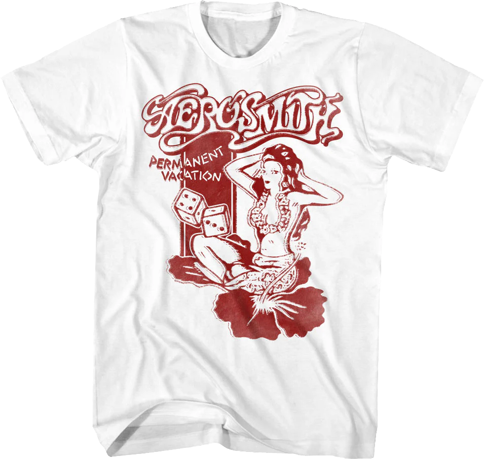 Permanent Vacation Hula Girl Aerosmith T-Shirt
