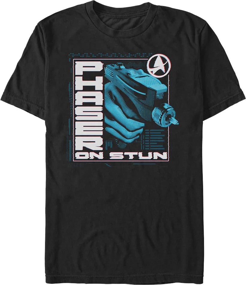 Phaser On Stun Star Trek T-Shirt