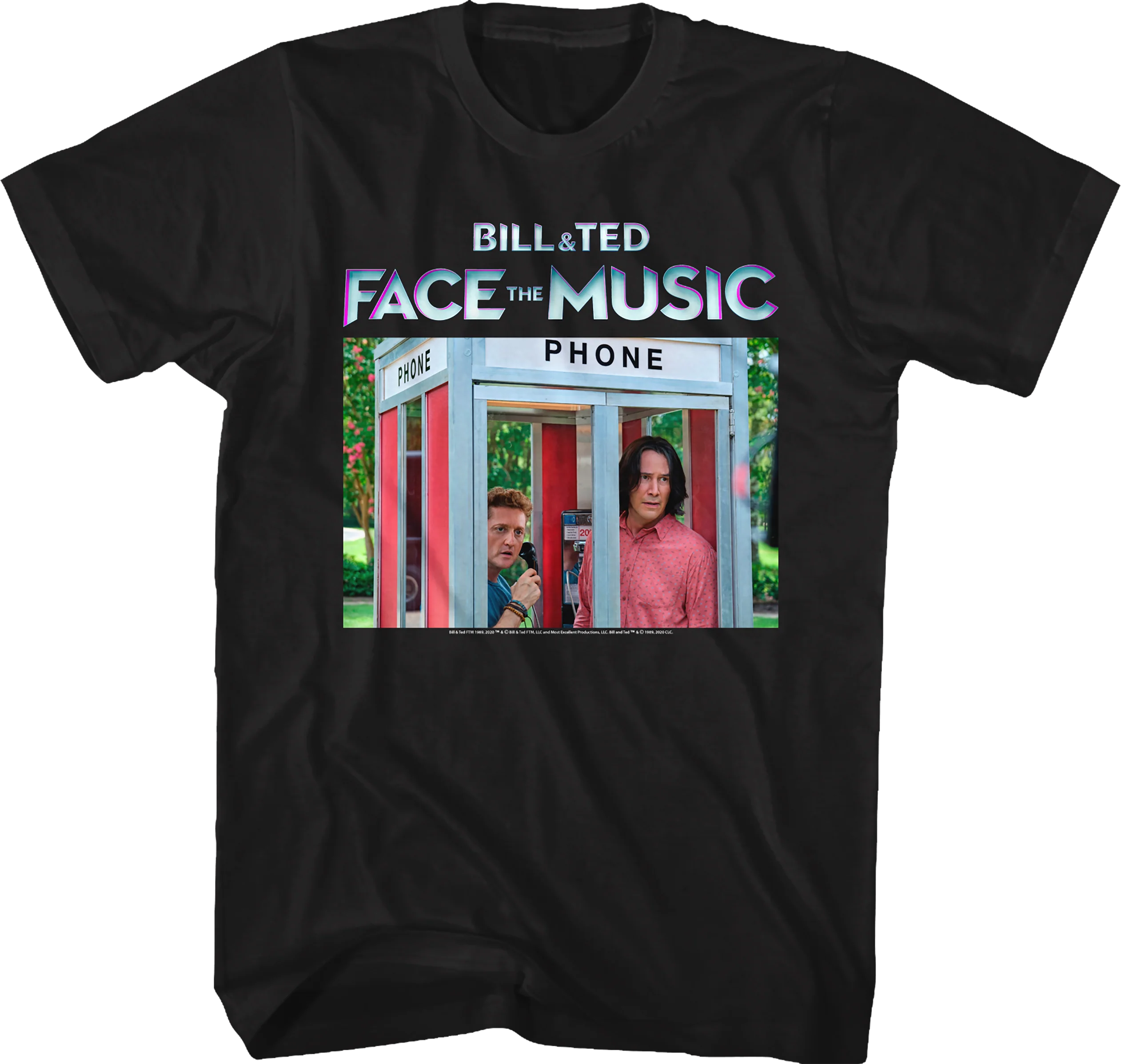 Phone Booth Bill and Ted Face the Music T-Shirt