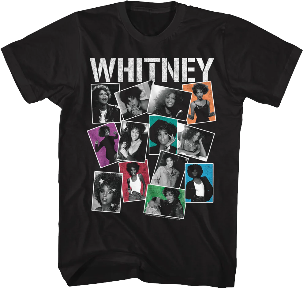 Photo Collage Whitney Houston T-Shirt