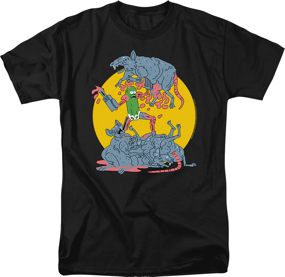 Pickle Rick Rat Slaughter Rick And Morty T-Shirt
