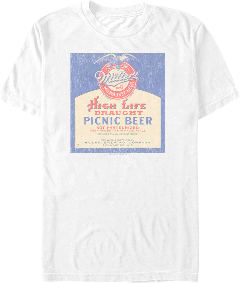 Picnic Beer Miller High Life T-Shirt