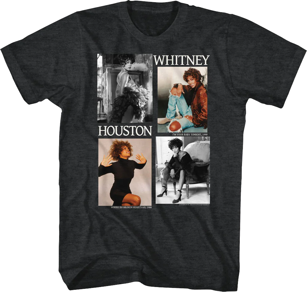 Picture Blocks Whitney Houston T-Shirt