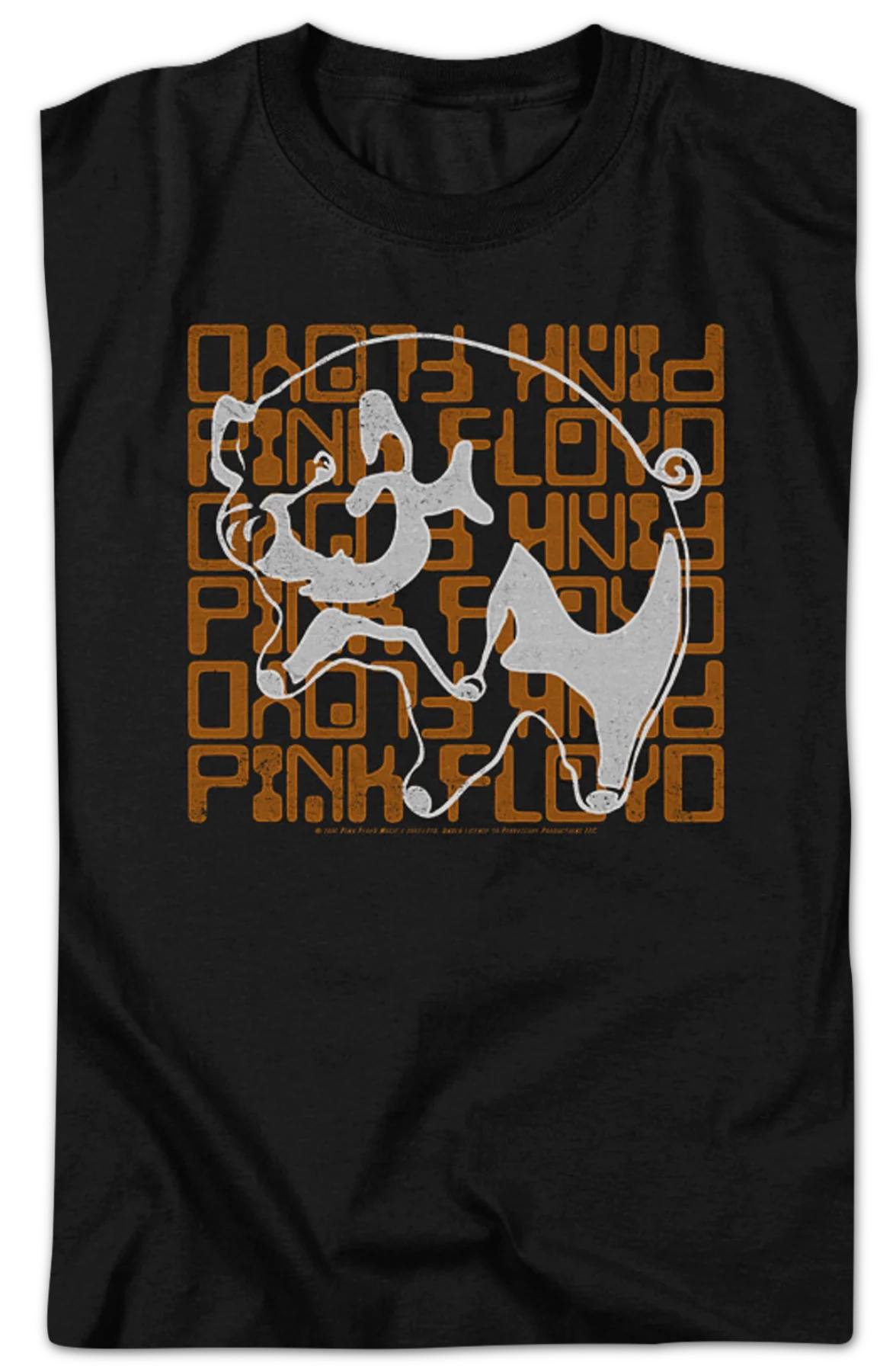 Pig Outline Pink Floyd T-Shirt - Image 2