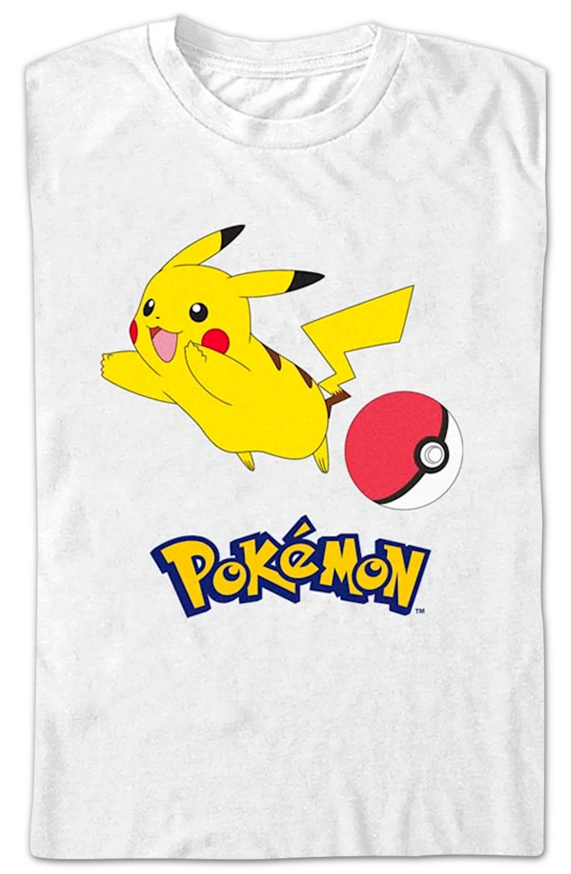 Pikachu Bouncing Pokemon T-Shirt - Image 2