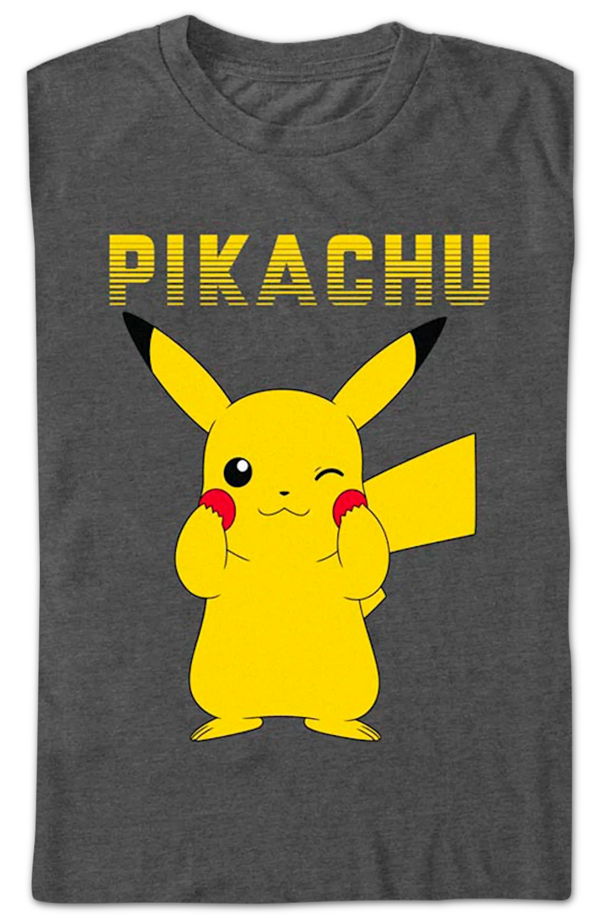Pikachu Cheeks Pokemon T-Shirt - Image 2
