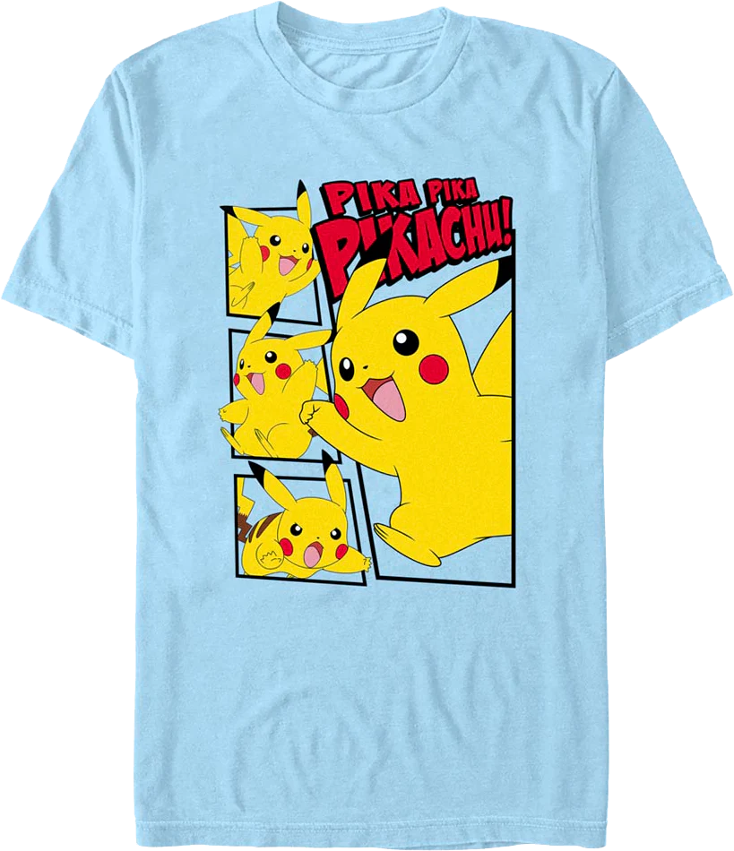 Pikachu Collage Pokemon T-Shirt