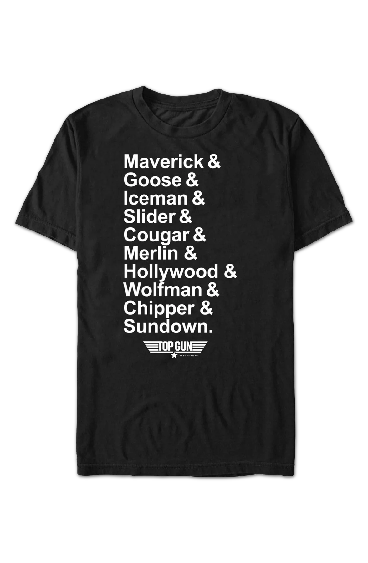 Pilot Names Top Gun T-Shirt - Image 2