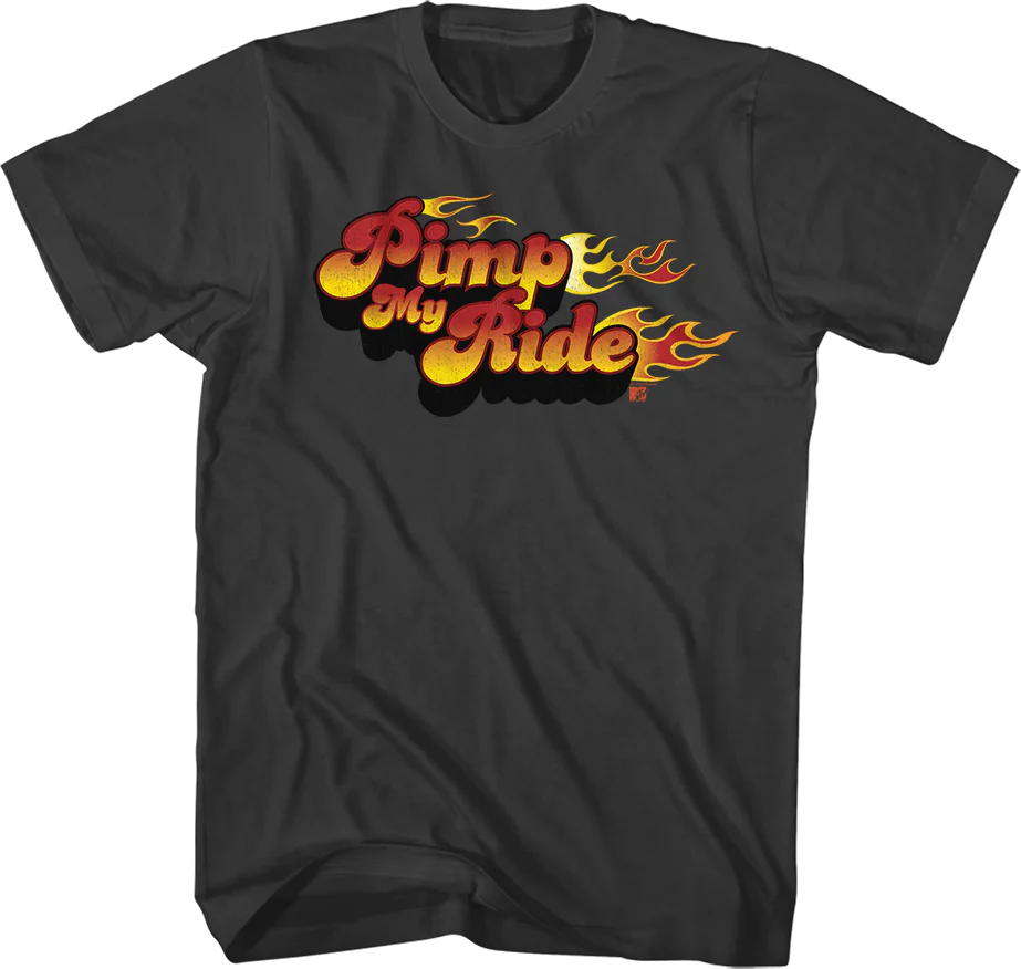 Pimp My Ride Flames MTV Shirt