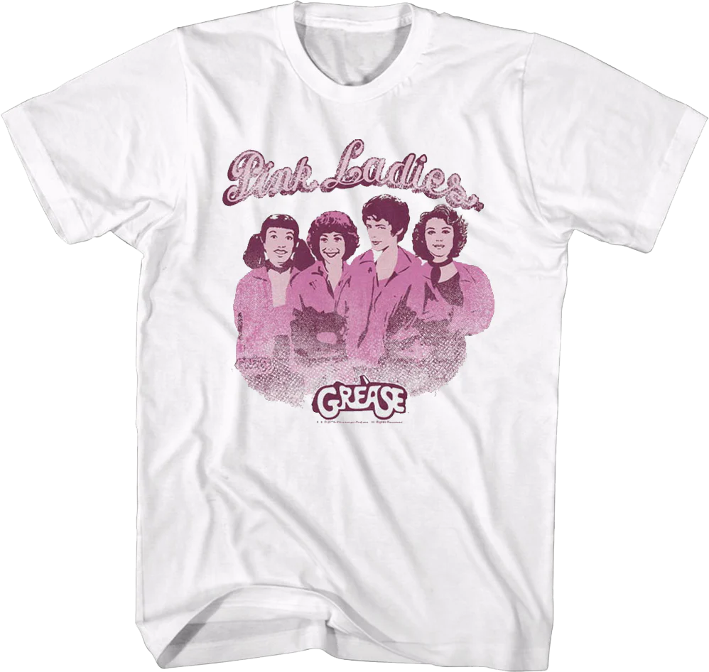 Pink Ladies Members Grease Shirt