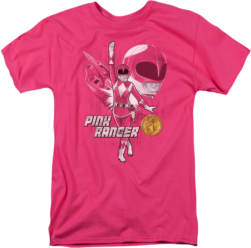 Pink Ranger Mighty Morphin Power Rangers T-Shirt