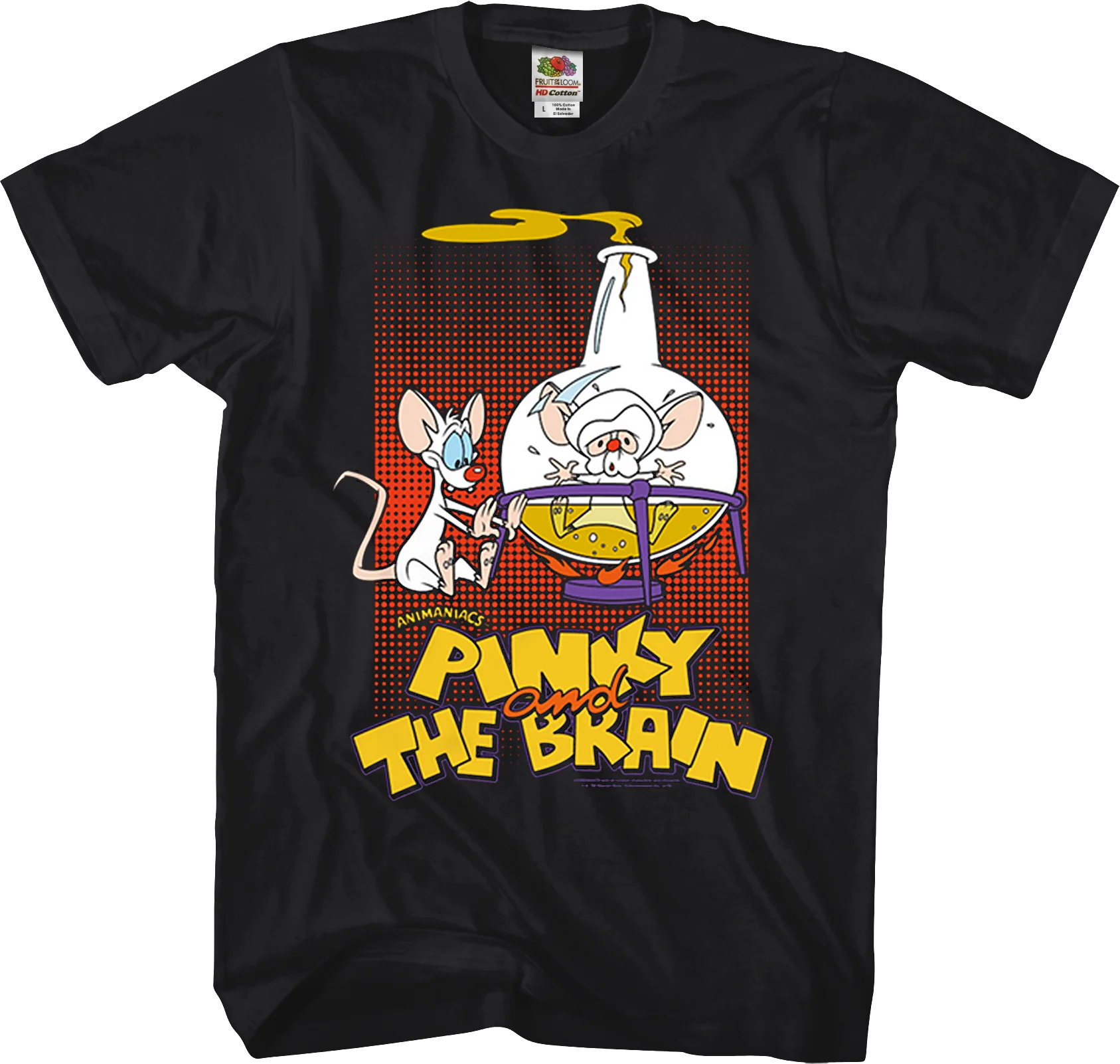 Pinky And The Brain Lab Flask Animaniacs T-Shirt