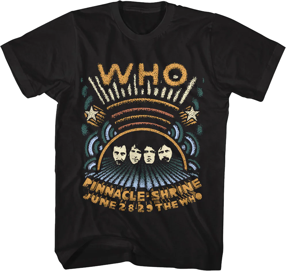 Pinnacle-Shrine Concert The Who T-Shirt