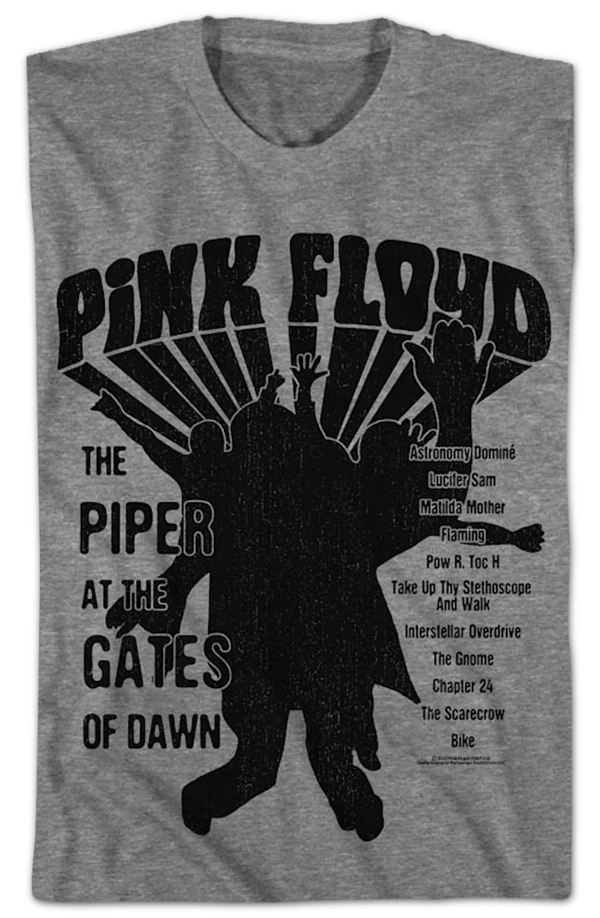 Piper At The Gates Silhouettes Pink Floyd T-Shirt - Image 2