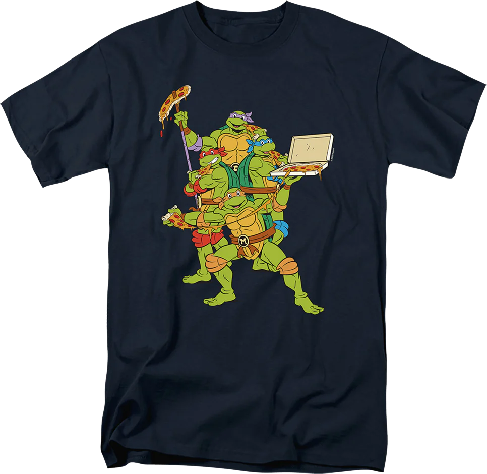 Pizza Party Teenage Mutant Nina Turtles T-Shirt