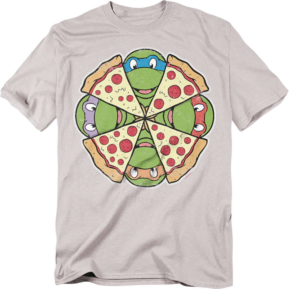 Pizza Slices Teenage Mutant Ninja Turtles T-Shirt