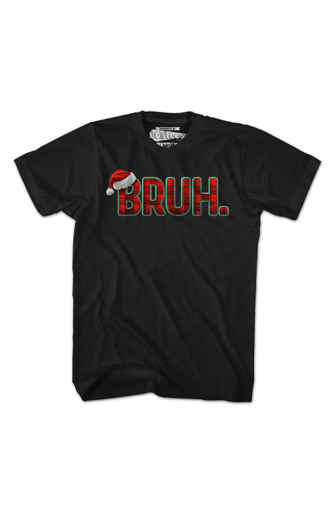 Plaid Bruh Christmas T-Shirt - Image 2