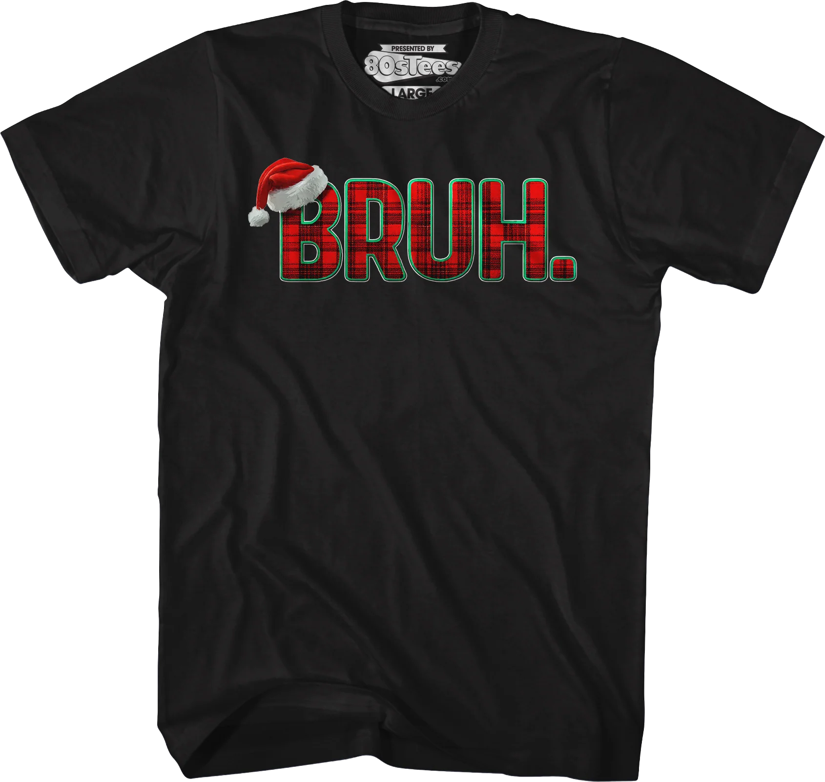 Plaid Bruh Christmas T-Shirt - Image 5