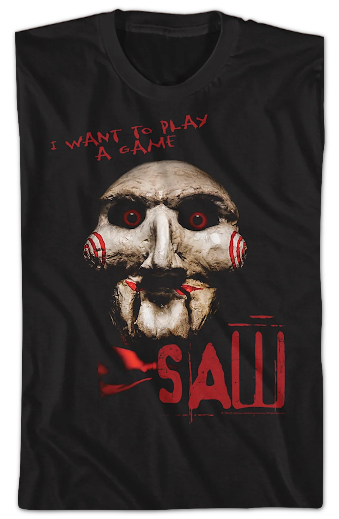 Play A Game Saw T-Shirt - Image 2