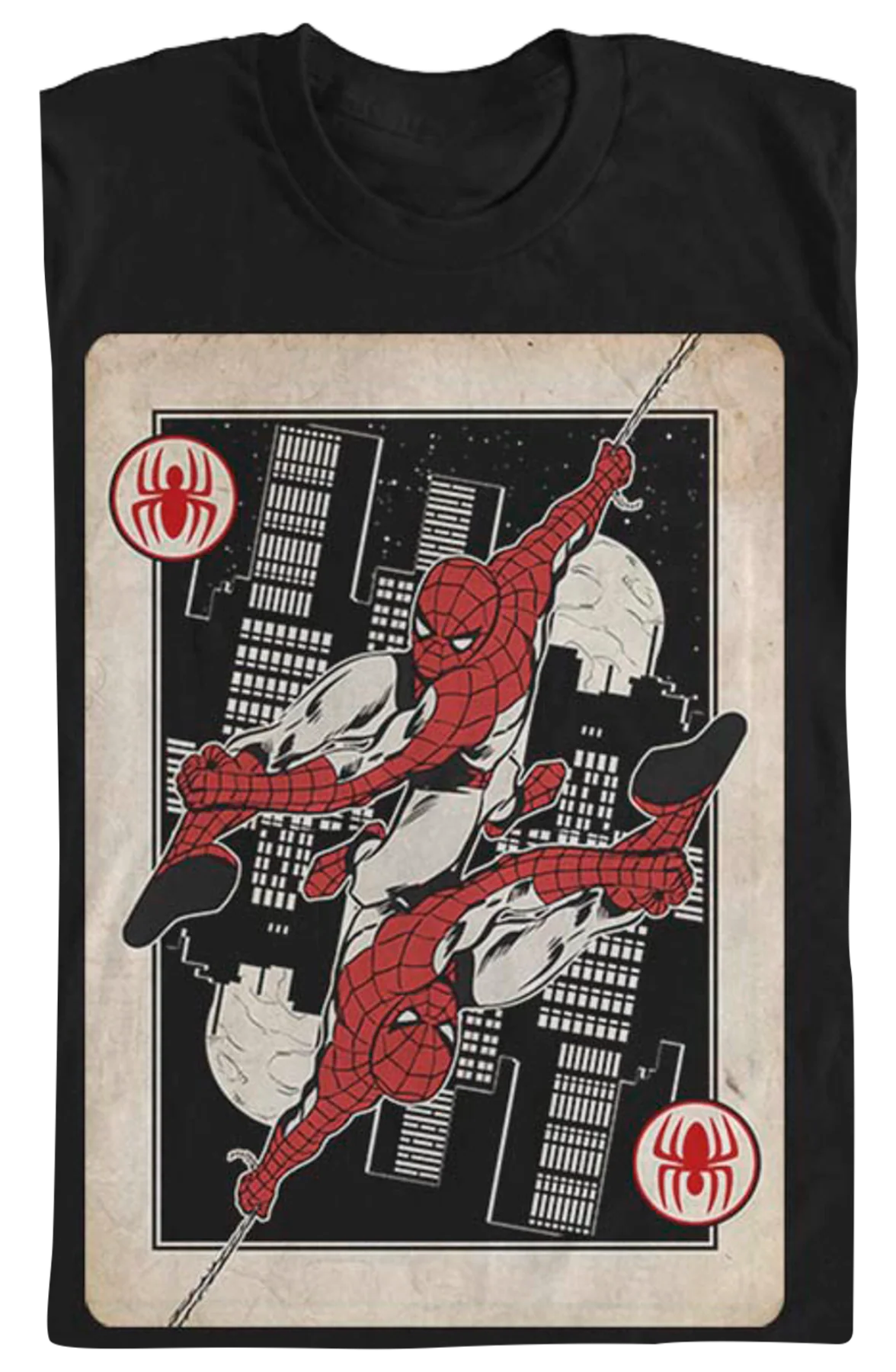 Playing Card Spider-Man T-Shirt - Image 2